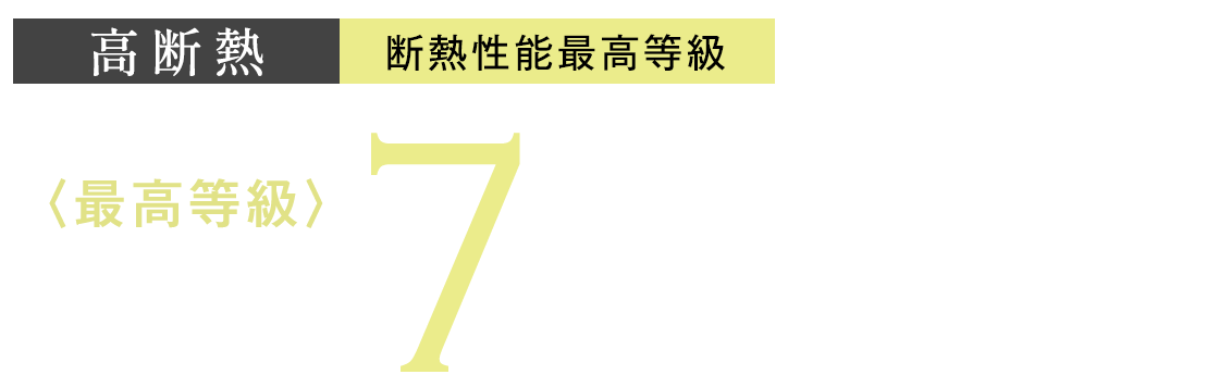 断熱性能最高等級7HEAT20G3相当