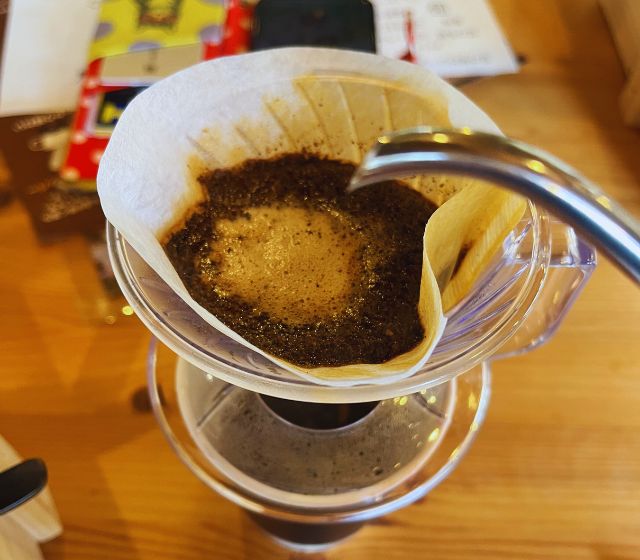 初夏、コーヒー教室へ…