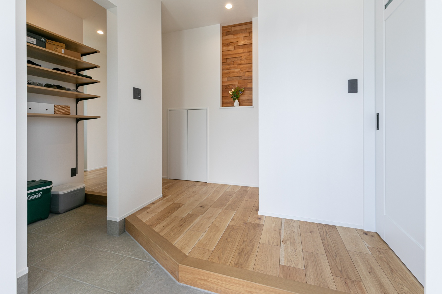 回遊動線で家事楽な家07