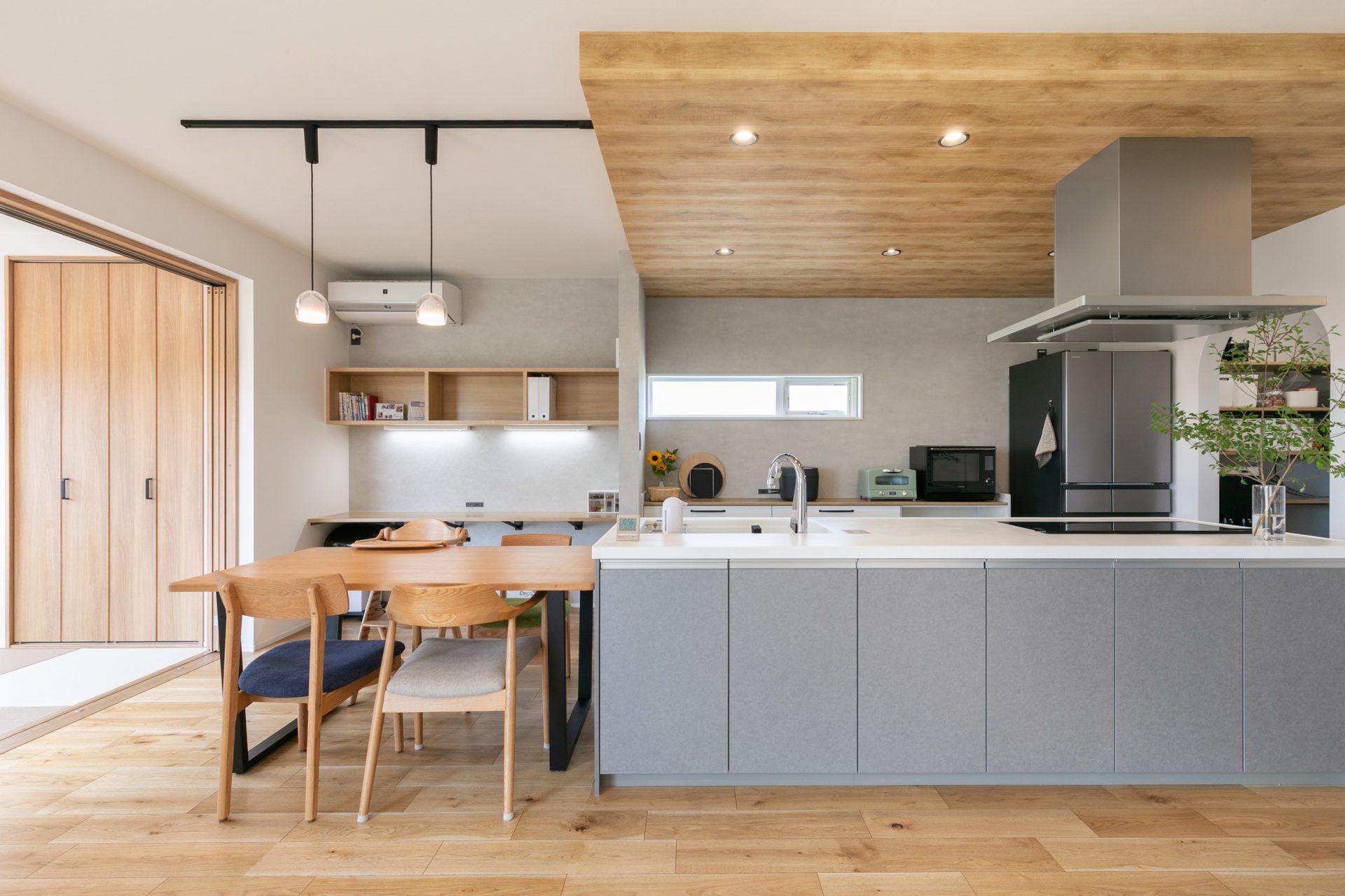 回遊動線で家事楽な家