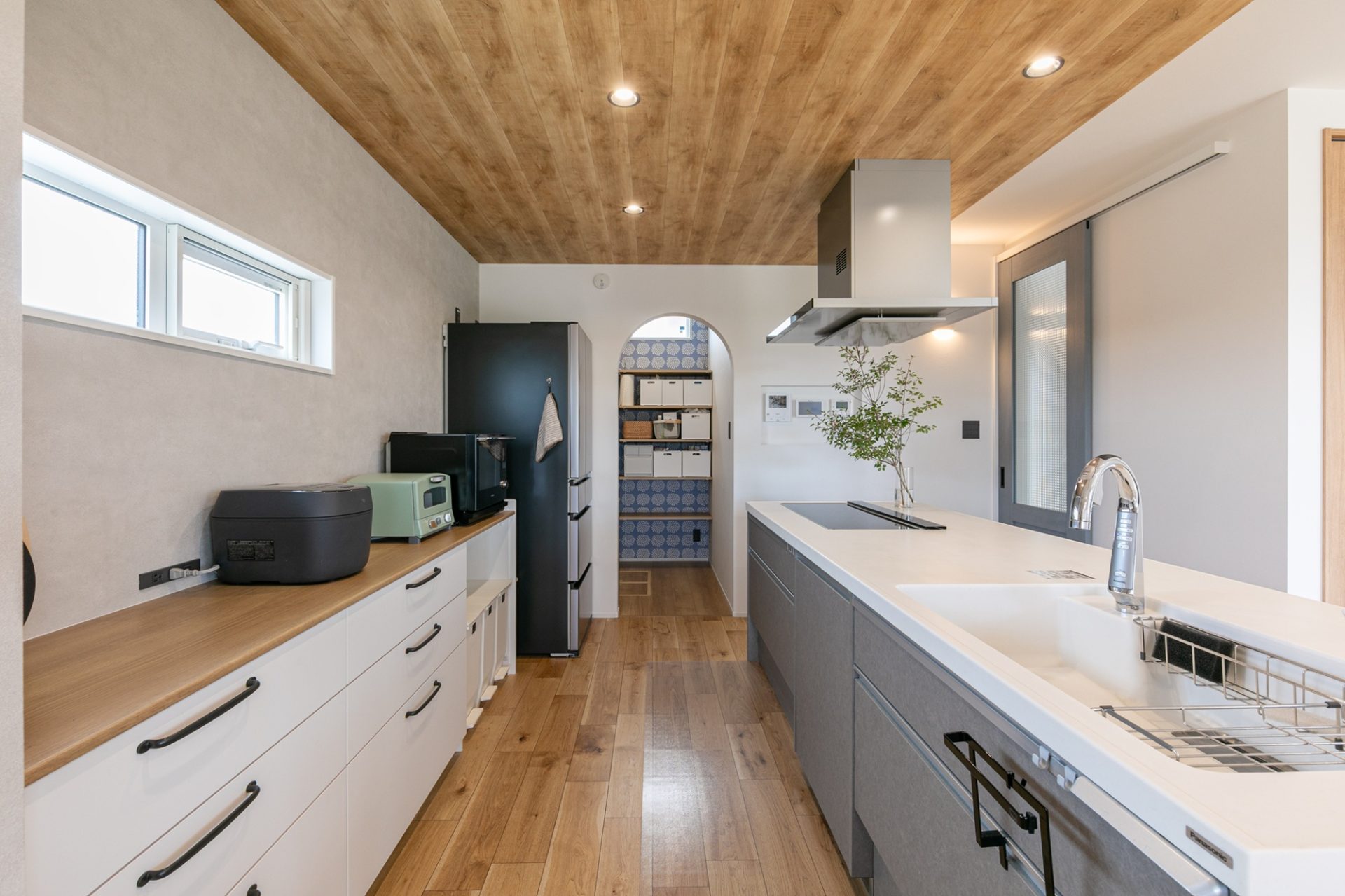 回遊動線で家事楽な家02